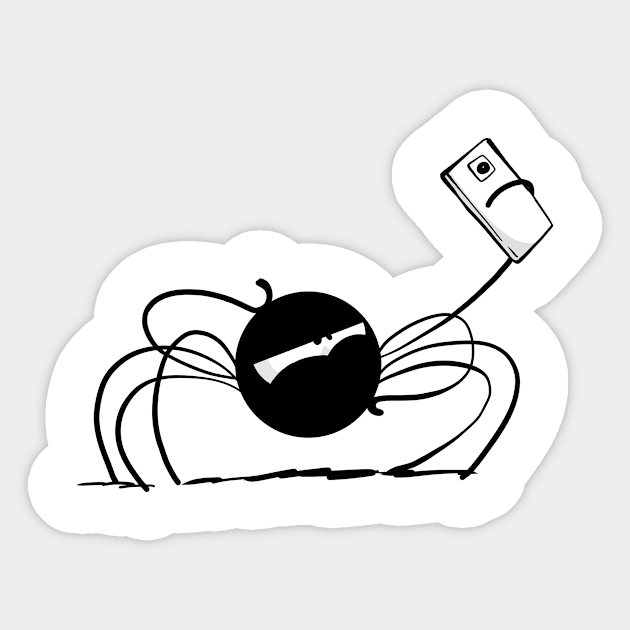 Beth the Spider - the selfie Sticker by TomiAx